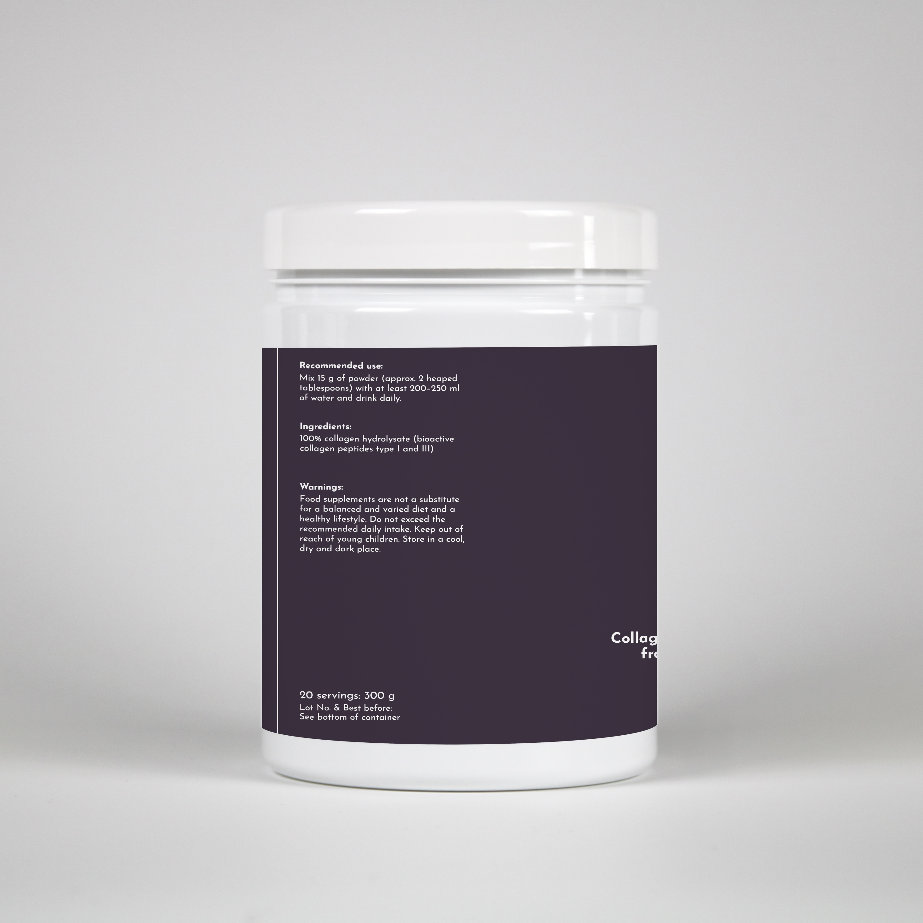 Collagen Hydrolysate – 300g