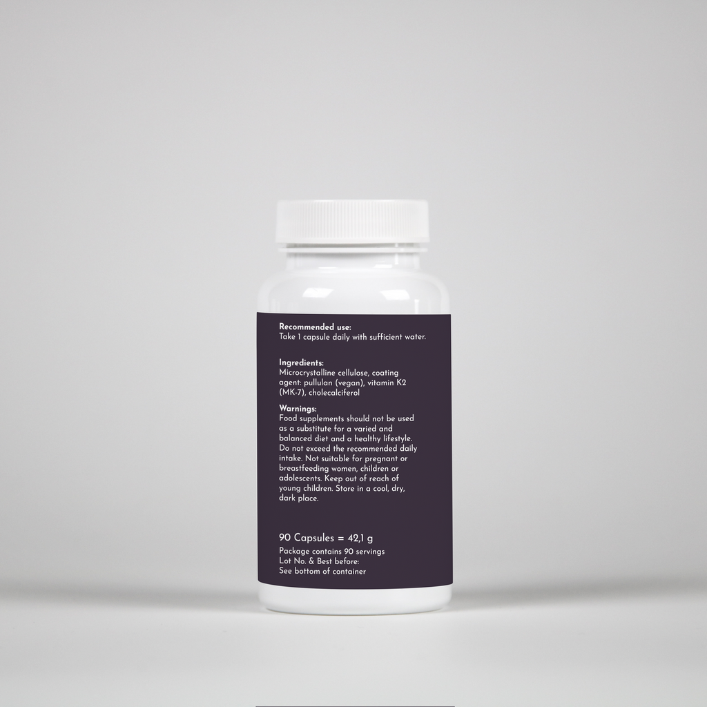 Vitamin D3 + K2 – 90 Capsules