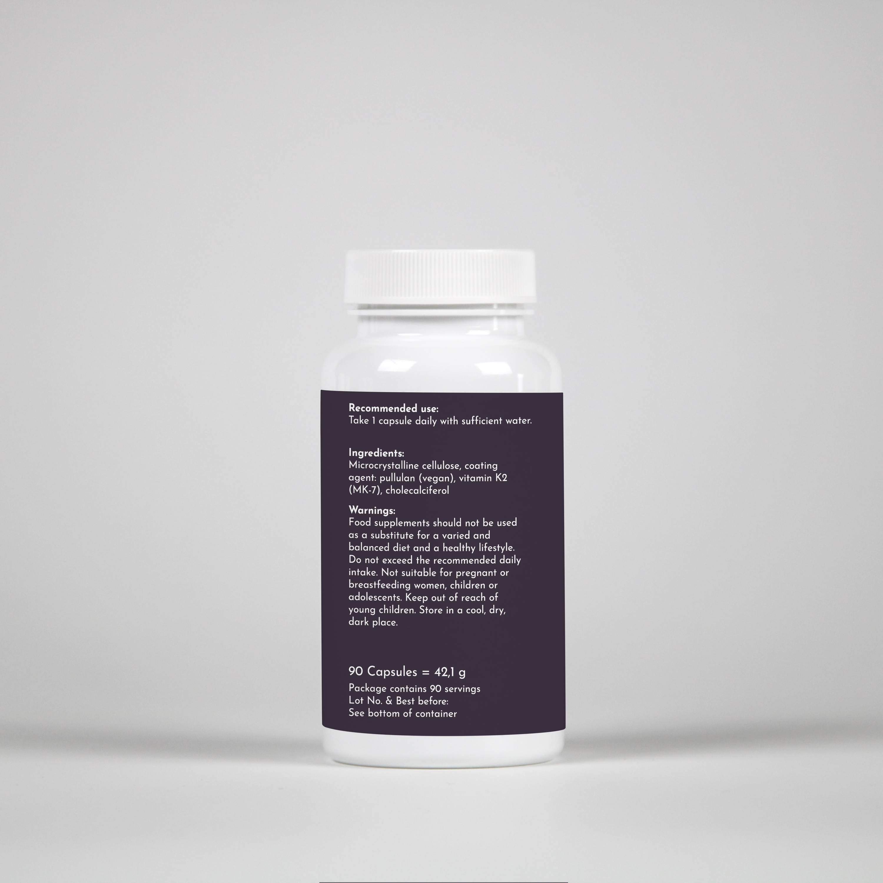 Vitamin D3 + K2 – 90 Capsules