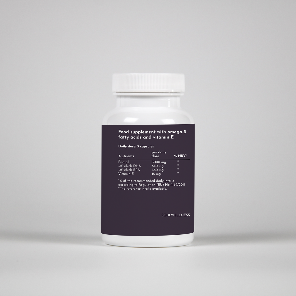 Omega-3 + Vitamin E – 90 Capsules