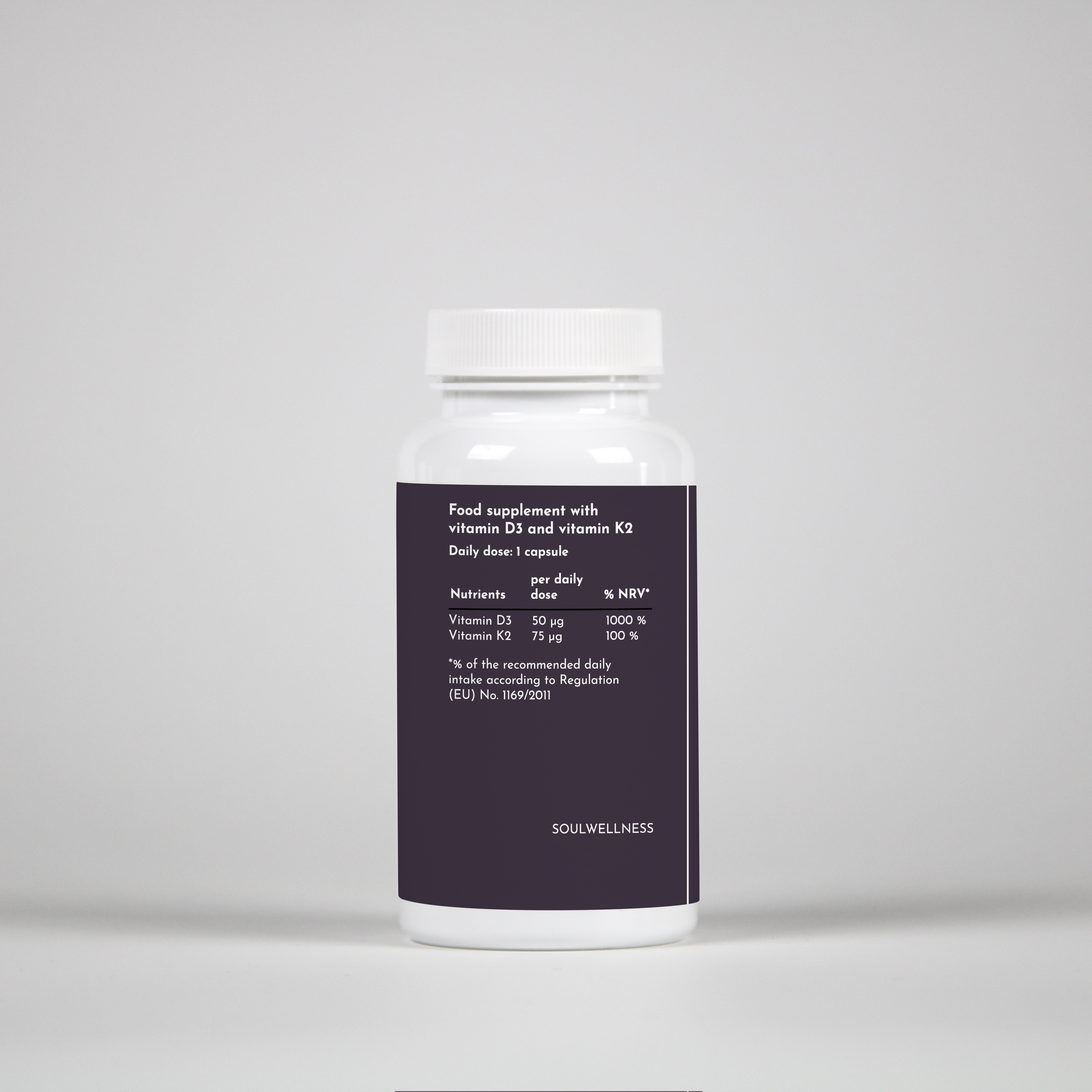 Vitamin D3 + K2 – 90 Capsules
